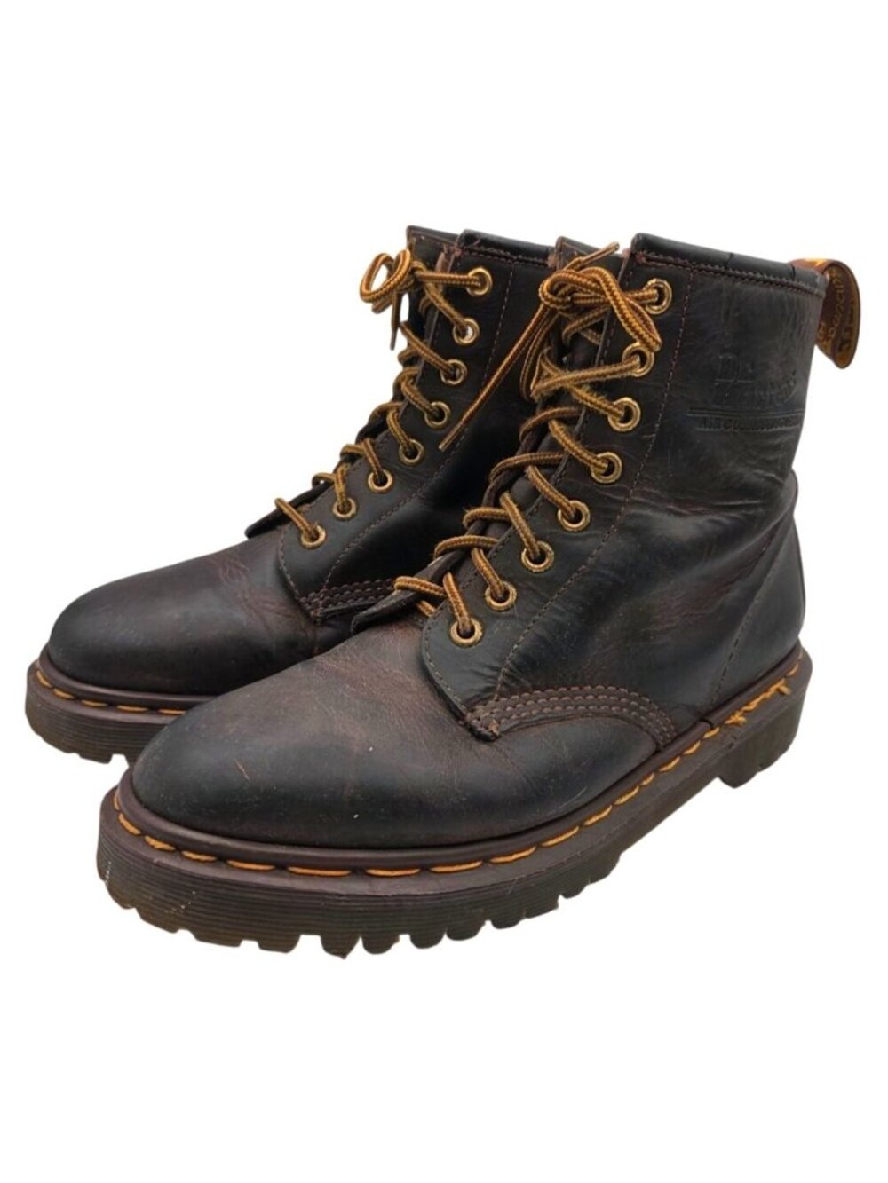 VTG Dr Martens 1460 Bex Crazy Horse Leather Lace Up Boots Brown Size UK 5 US 7 - Picture 3 of 8